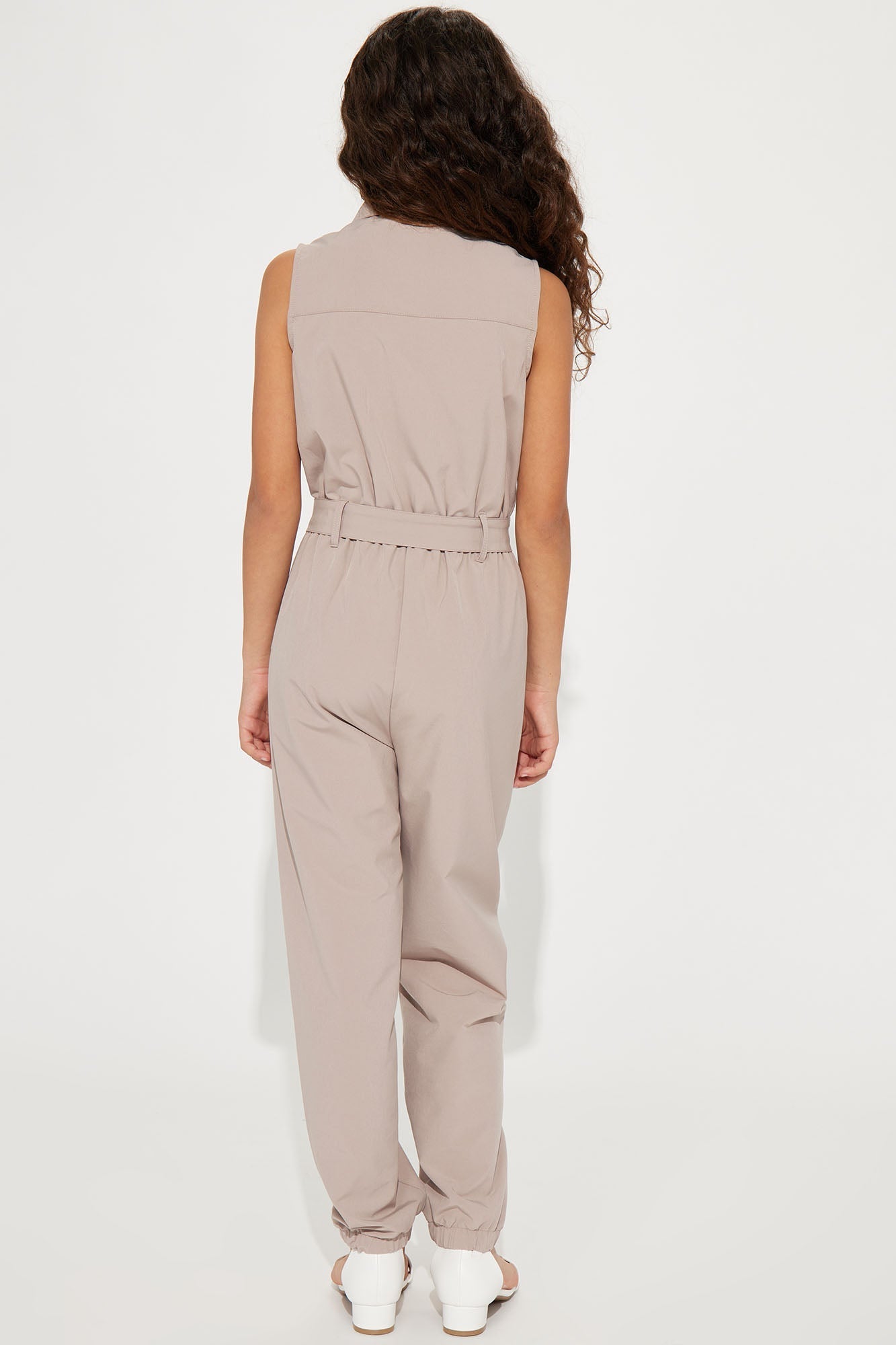 Mini Lean On Me Jumpsuit - Taupe