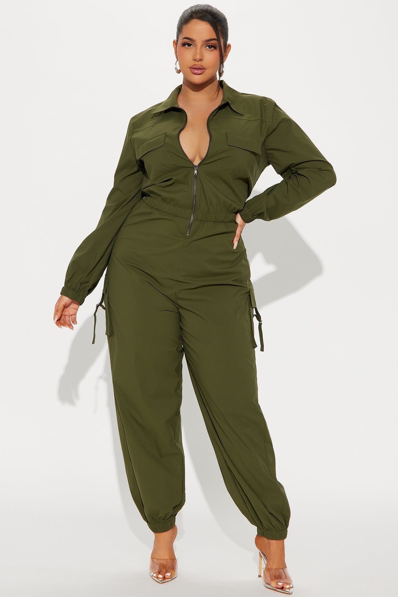 Emerla Jumpsuit - Olive