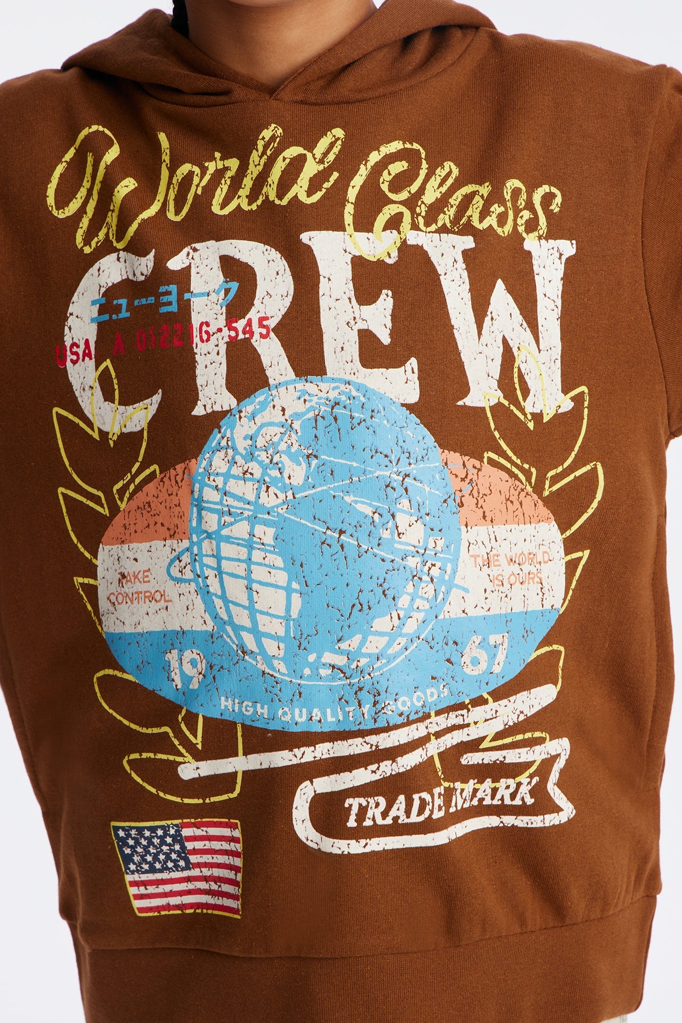 Mini World Class Crew 1967 Hoodie - Brown