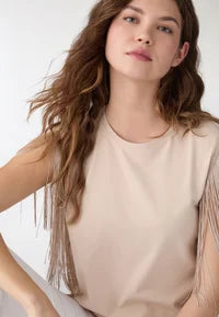Terranova T-SHIRT - Print T-shirt - beige chiaro