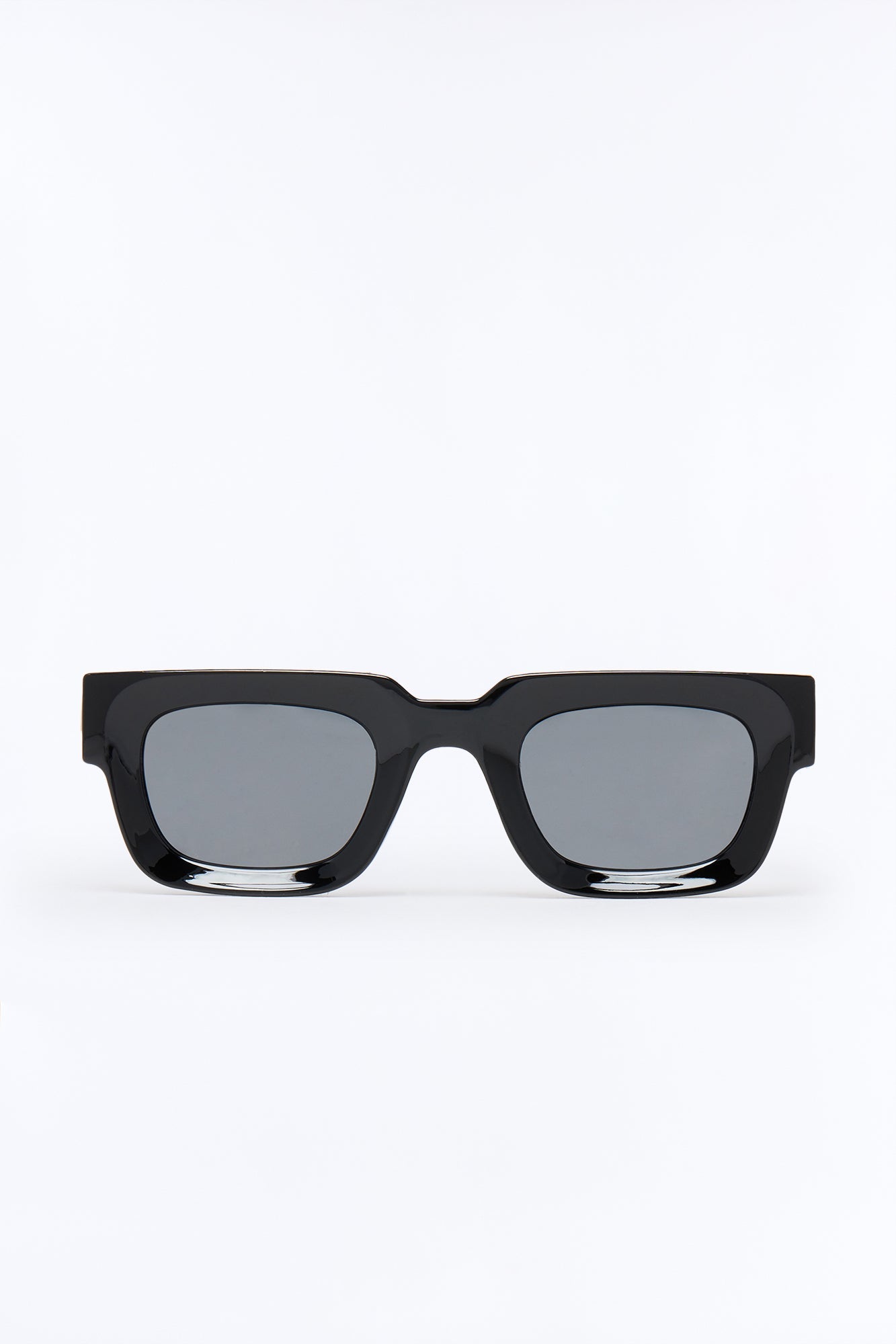Upper Class Square Sunglasses - Black/Silver