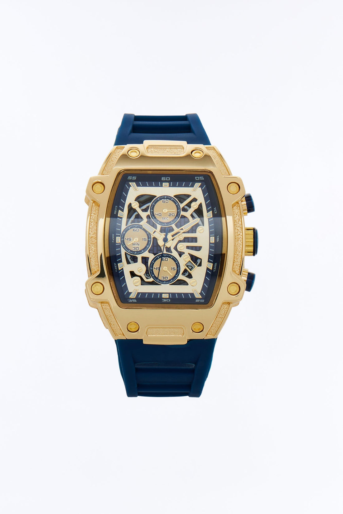 Elevated Brickell Watch - Blue/Gold