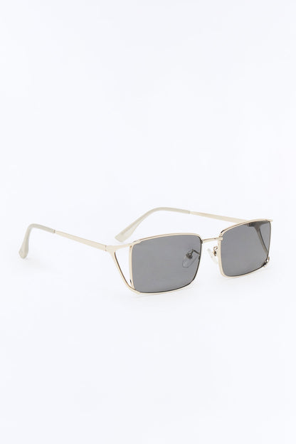 Eclipse Square Sunglasses - Black/Smoke