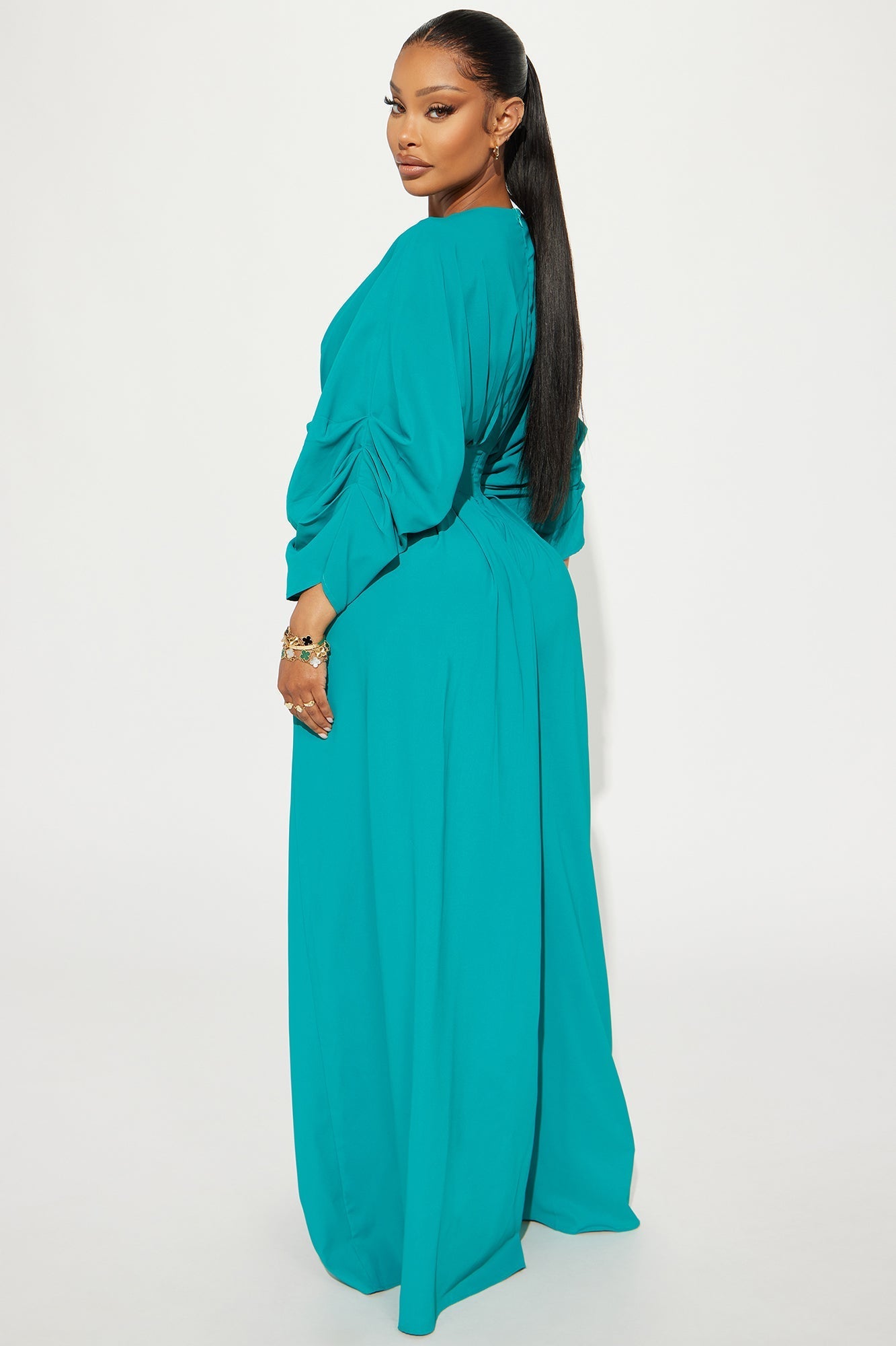 Shout It Out Jumpsuit - Teal
