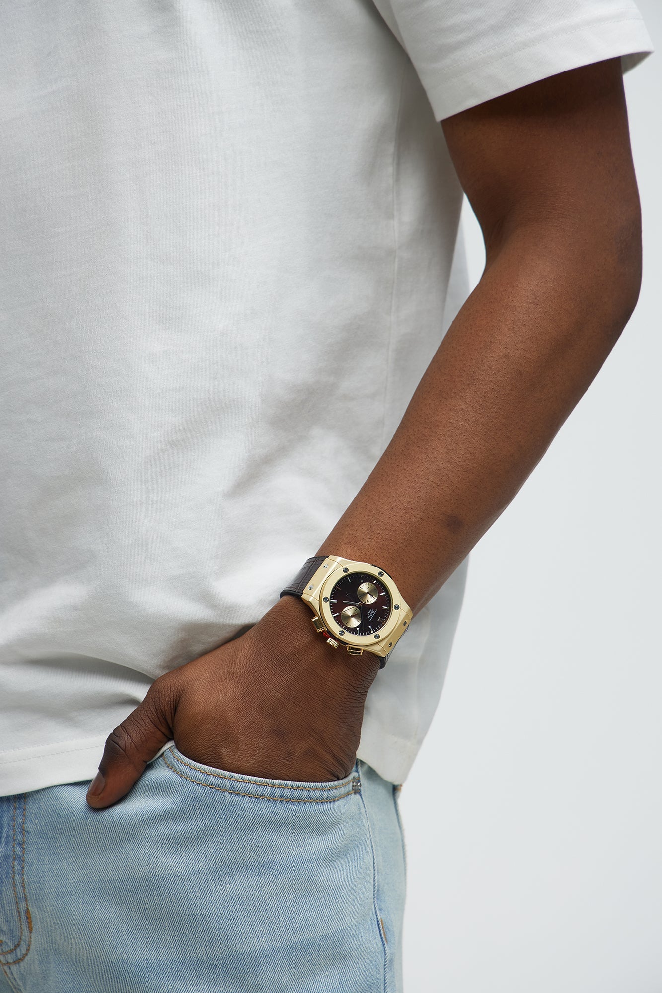 Kilimanjaro Watch - Gold/Brown