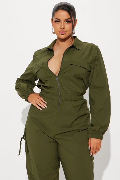 Emerla Jumpsuit - Olive
