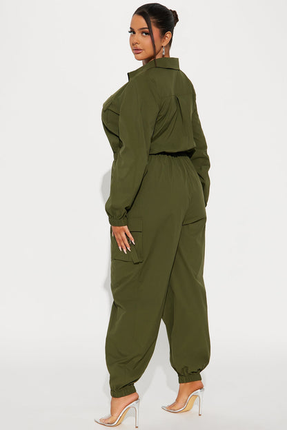 Emerla Jumpsuit - Olive