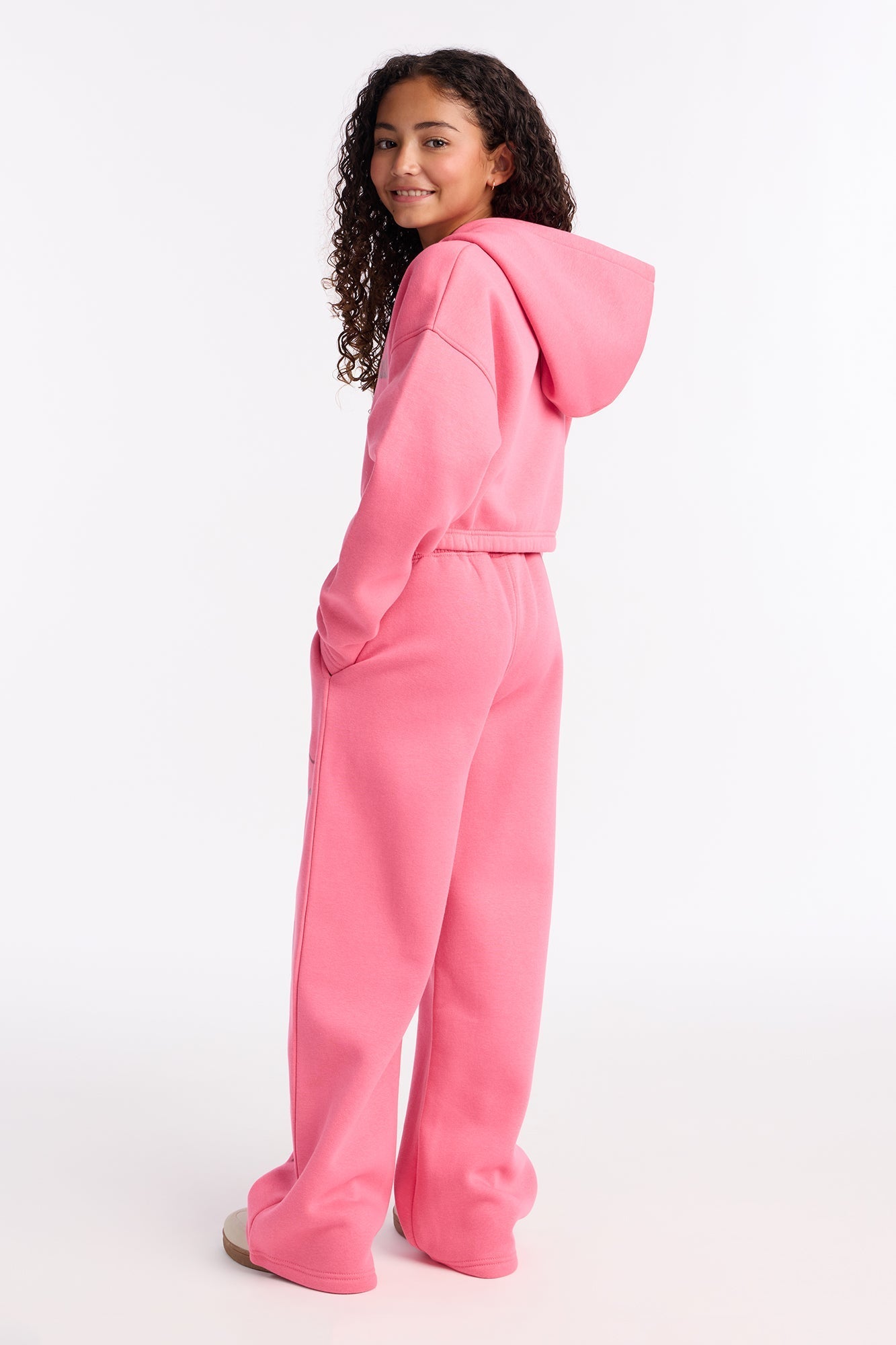 Mini Star Design Studio Fleece Pant Set - Pink