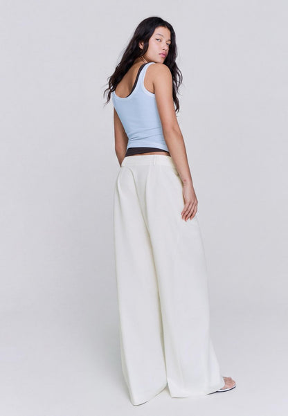 Trousers - beige
