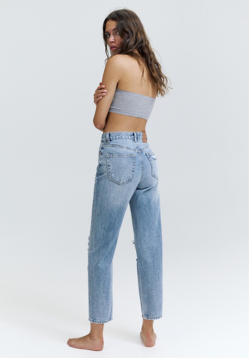 RIPPED - Mom Jeans - dark blue
