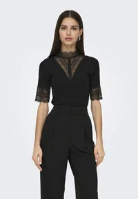 ONLY ONLTILDE - Print T-shirt - black