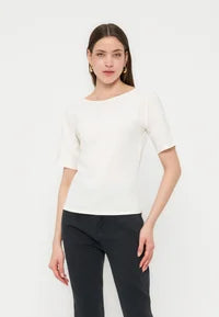 Anna Field Basic T-shirt - blanc de blanc