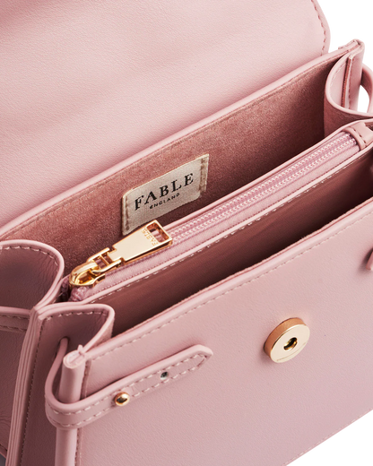 Pink Structured Tote Bag Small