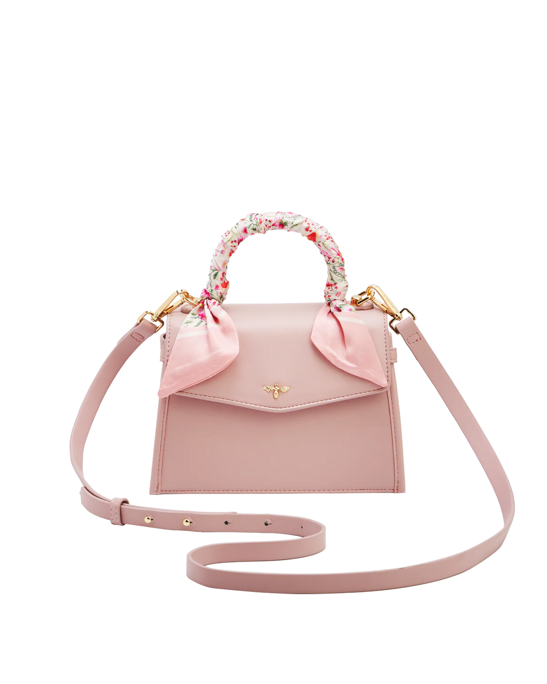 Pink Structured Tote Bag Small