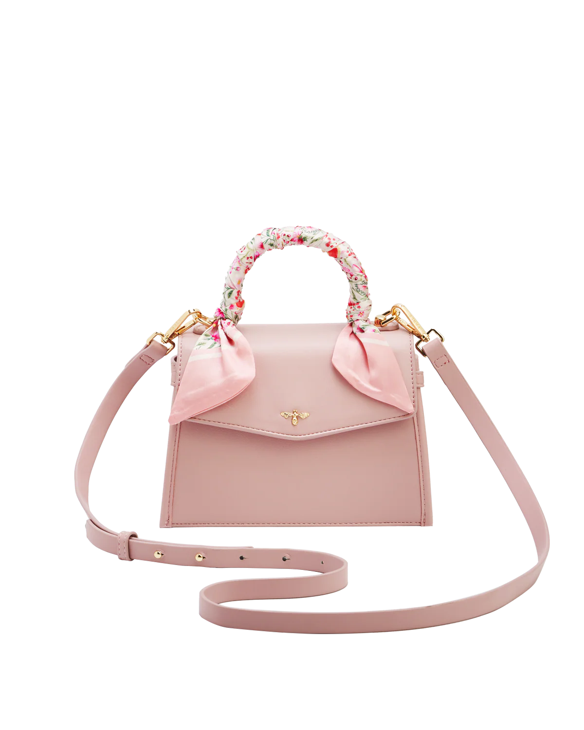 Pink Structured Tote Bag Small