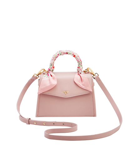 Pink Structured Tote Bag Small