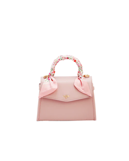 Pink Structured Tote Bag Small