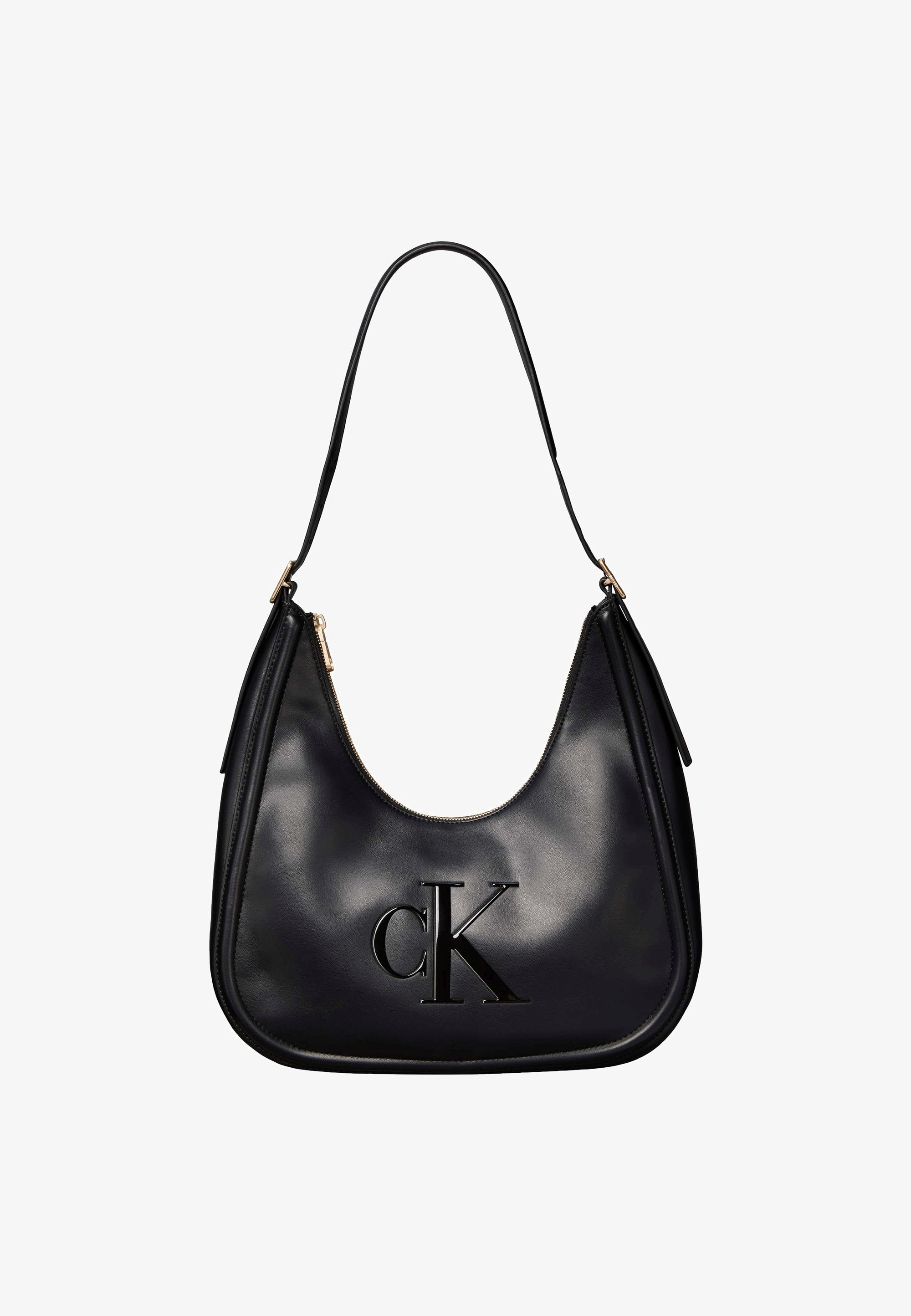 Calvin Klein BOLD CRESCENT BAG - Handbag - black