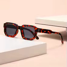 Punk Square Sunglasses Women Fashion Orange Shades UV400 Men Retro Driver Sun Glasses