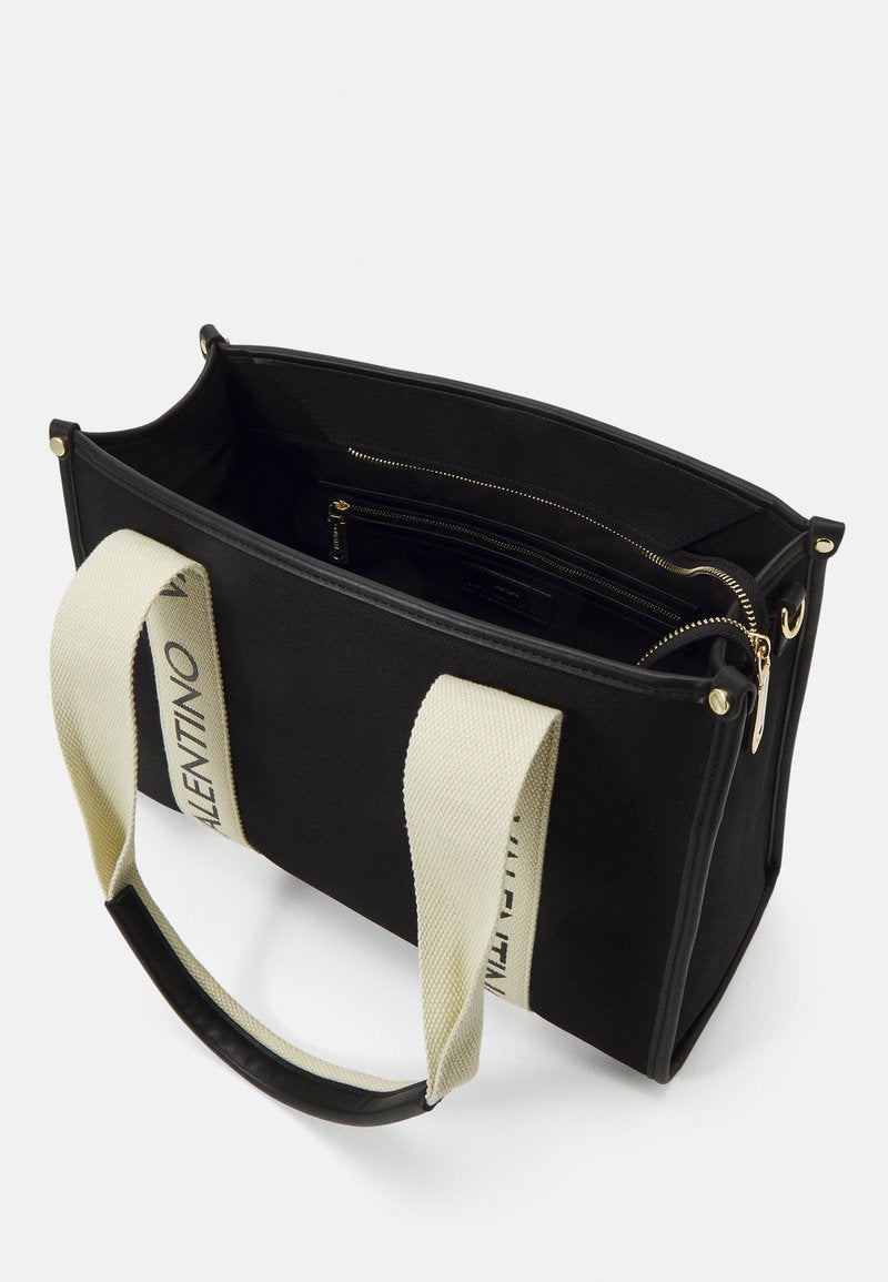 Valentino Bags CANDLE - Tote bag - Blac/Nature