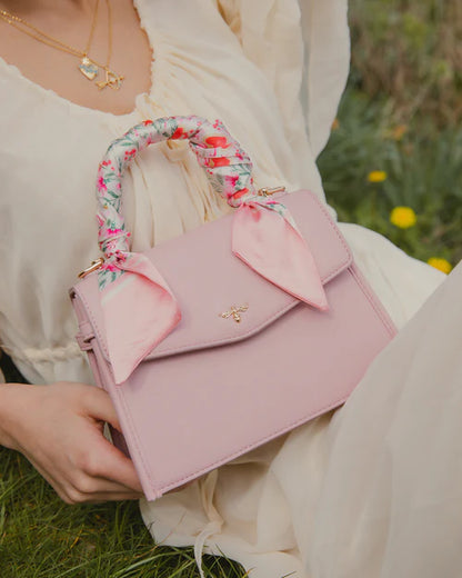 Pink Structured Tote Bag Small